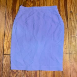 Thierry Mugler lavender miniskirt high waisted suit separate lined 80s size 40